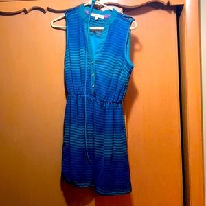 Blue tank top dress